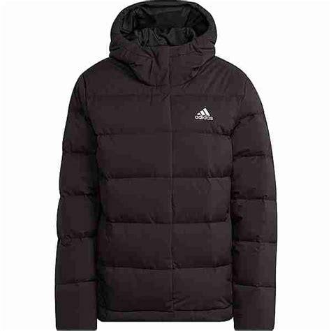 schwarze daunenjacke damen adidas|Daunen.